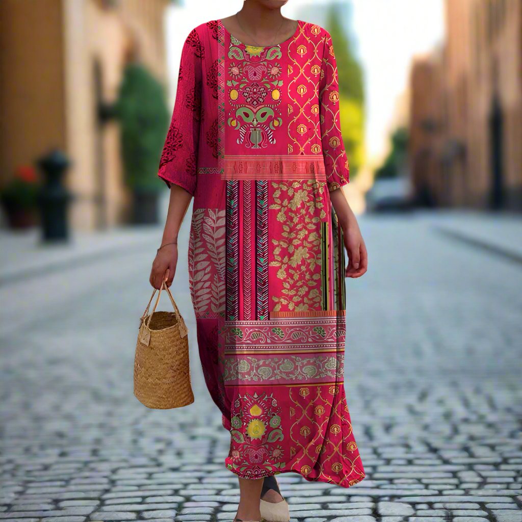 Robe Aloha À La Coupe Décontractée