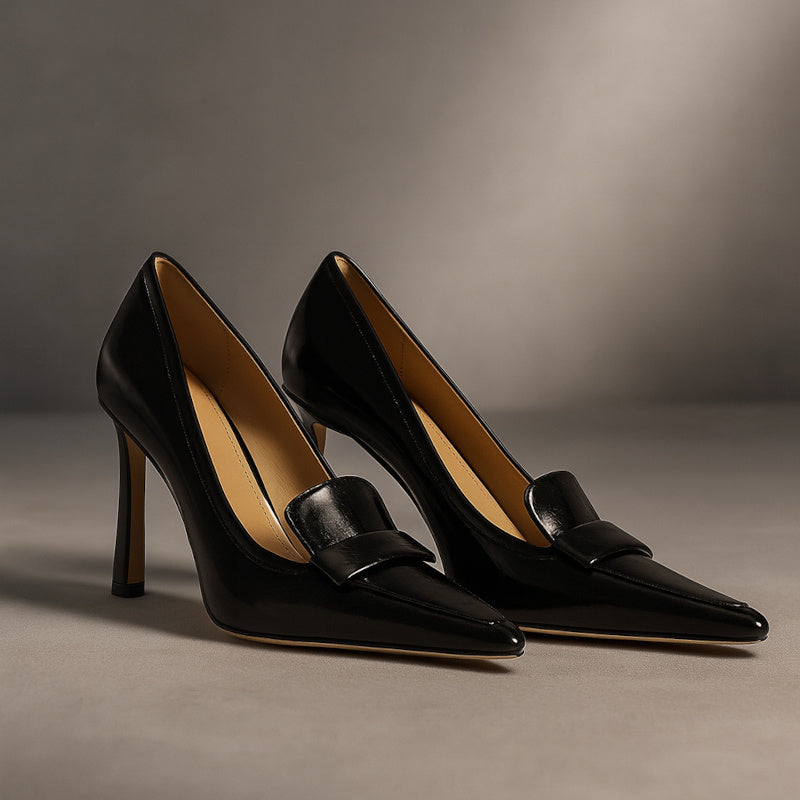 Talons Aiguilles En Cuir