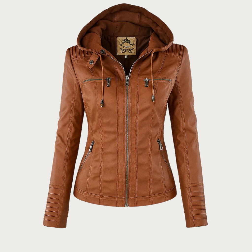 Gisèle – Veste en cuir élégante et robuste