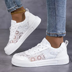 Floria™ – Sneaker in pizzo floreale elegante