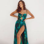 Ensemble Robe-Maillot Alice 2 Pièces (Vert Émeraude)