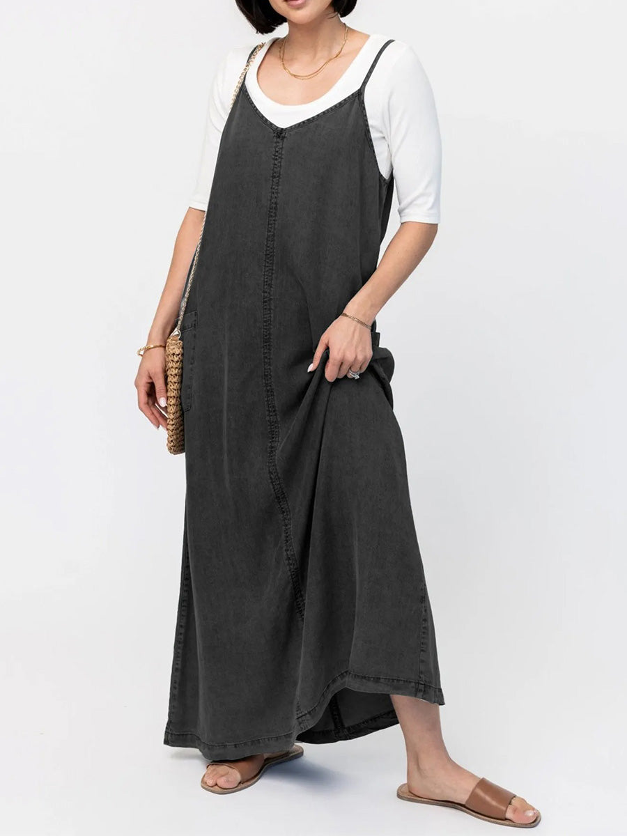 Robe Légère & Longue En Jean