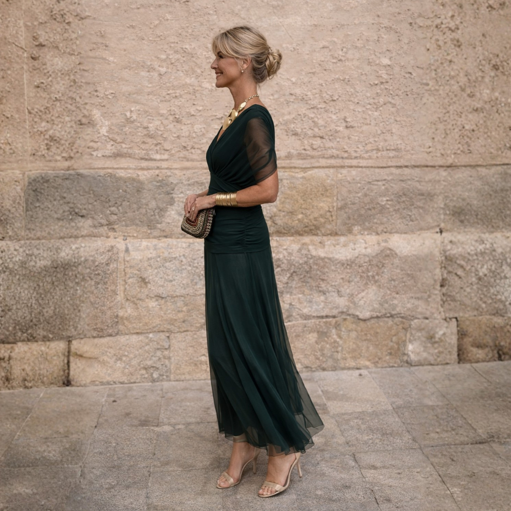 Robe Masarova Longue Avec Cache-Ventre