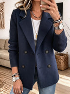 Blazer Élégant En Maille
