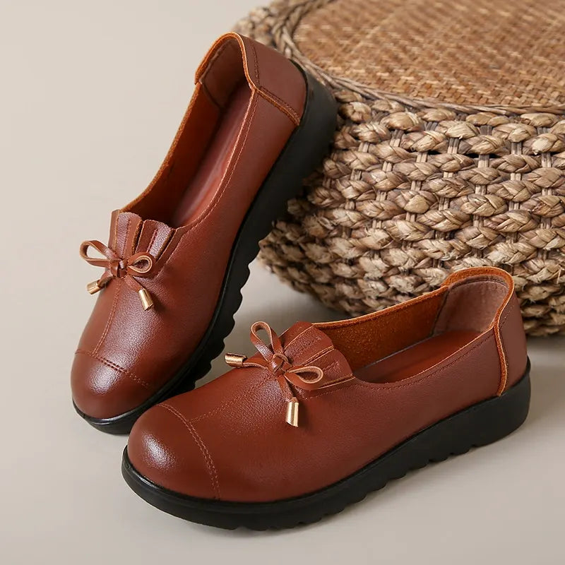 Lyra™ – Mocassini comfort con platform e fiocco