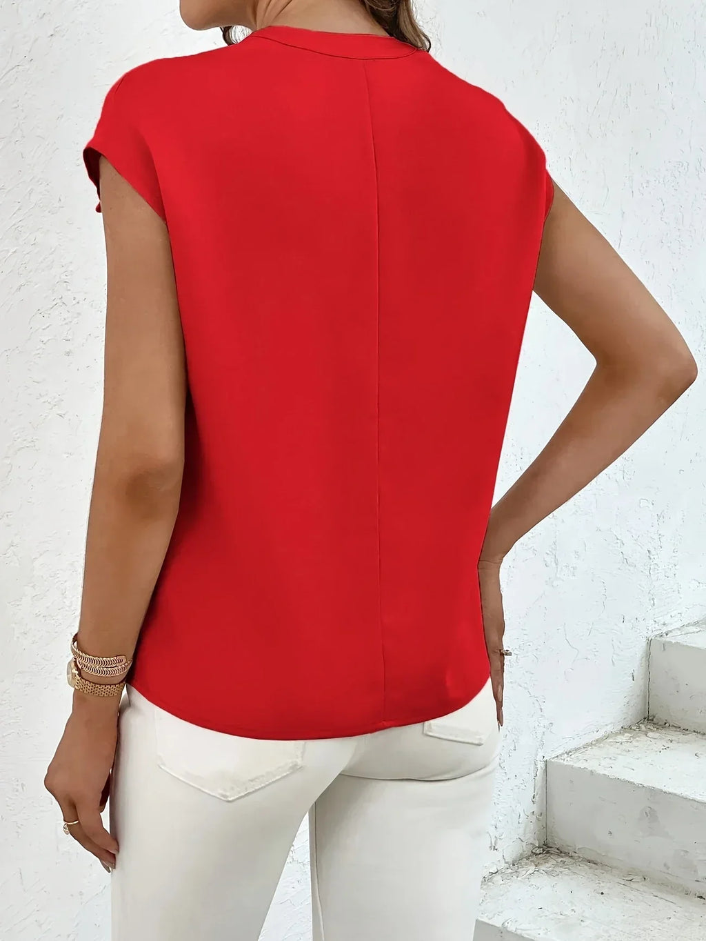 Chemise D'été À Manches Courtes Avec Poches