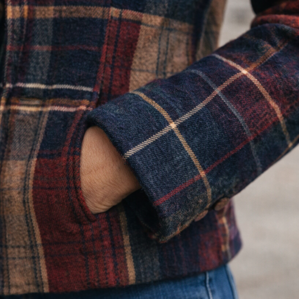 Veste Kellyn À Carreaux Avec Col