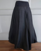 Jupe Pantalon Confortable Avec Taille Élastiquée