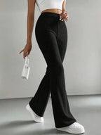 Pantalon Évasé En Velours Côtelé