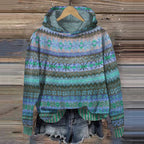 Sweat À Capuche Vintage En Cachemire