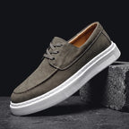 Ilio | Sneakers Pelle Kaki Premium