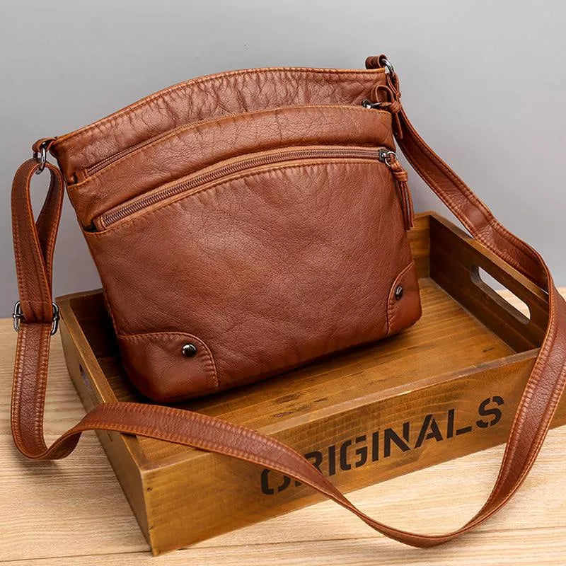 Sac à Bandoulière En Cuir Végétal