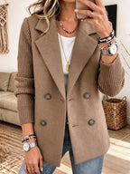 Blazer Élégant En Maille