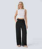 Pantalon En Lin Décontracté & Aéré