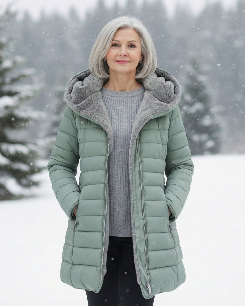 Manteau Maddy Matelassé Doublée En Polaire