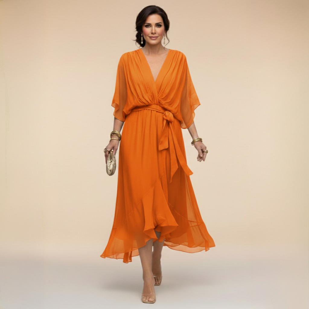 Robe Alizée À Encolure En V