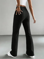 Pantalon Évasé En Velours Côtelé