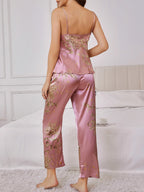 Ensemble Pyjama Fleurane En Satin