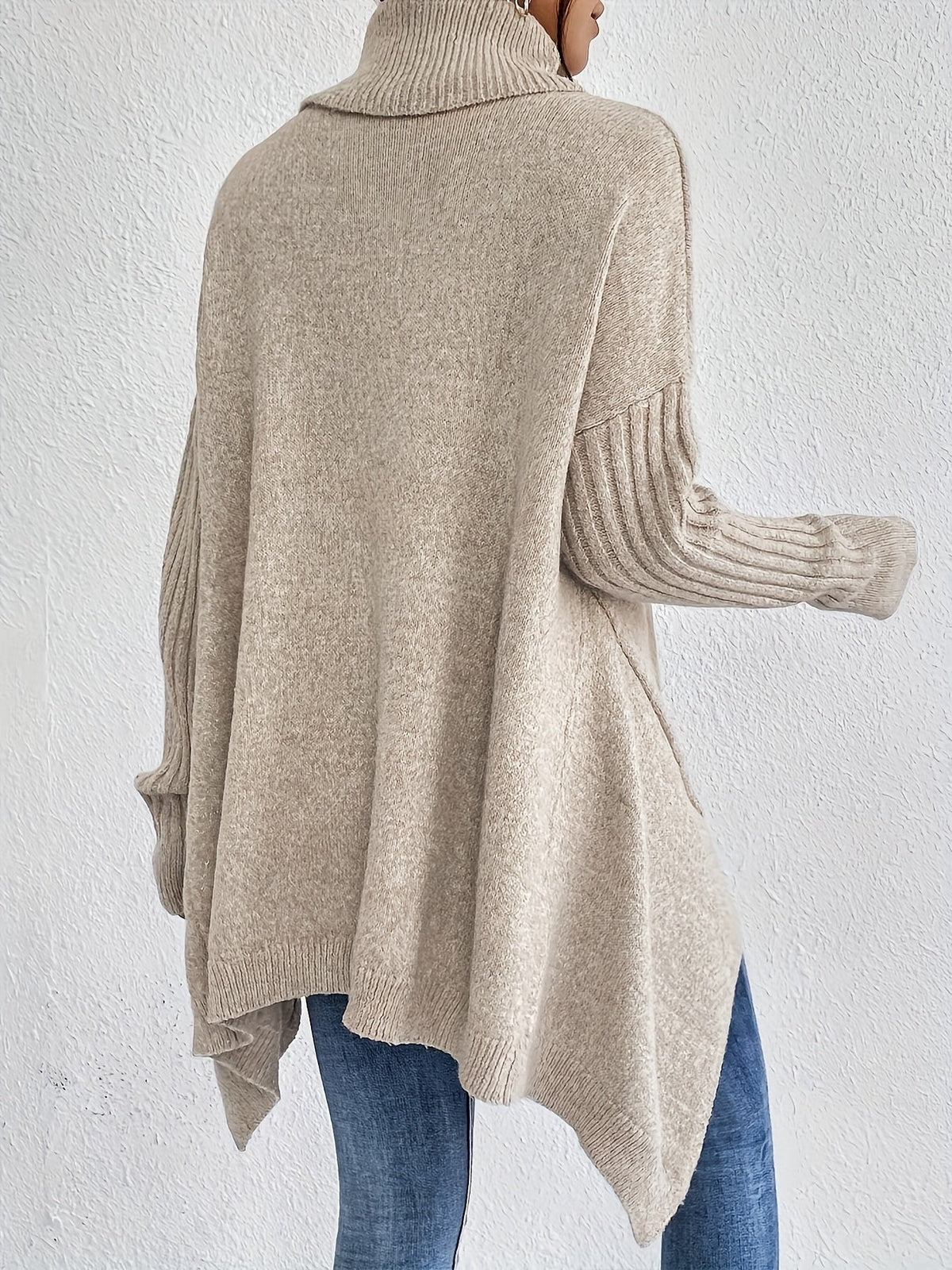 Pull Col Montant Élégant & Décontracté