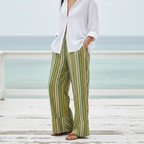 Pantalon Tissé "Azura 70s" Ultra Confortable