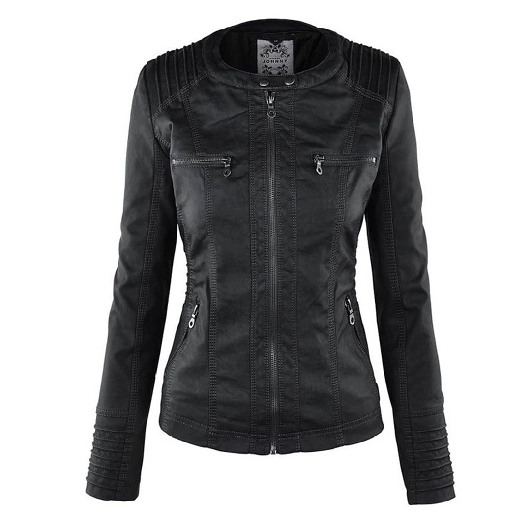 Gisèle – Veste en cuir élégante et robuste