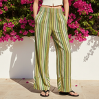 Pantalon Tissé "Azura 70s" Ultra Confortable