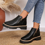 Bottines Alizée Orthopédiques En Cuir