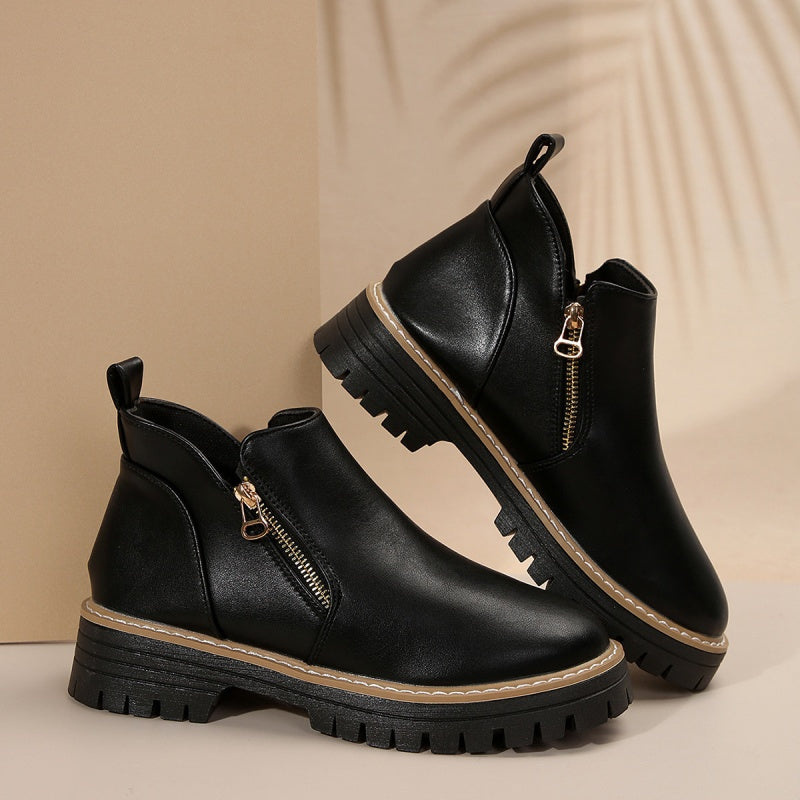 Bottines Alizée Orthopédiques En Cuir