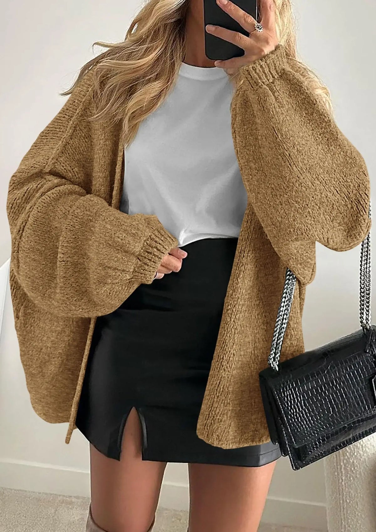 Cardigan Julyana Oversize En Maille