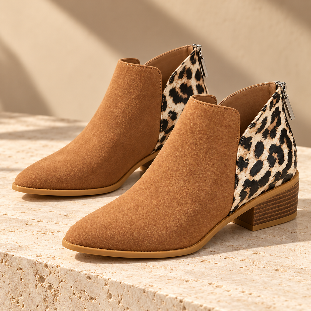 Bottines Léonnie En Daim