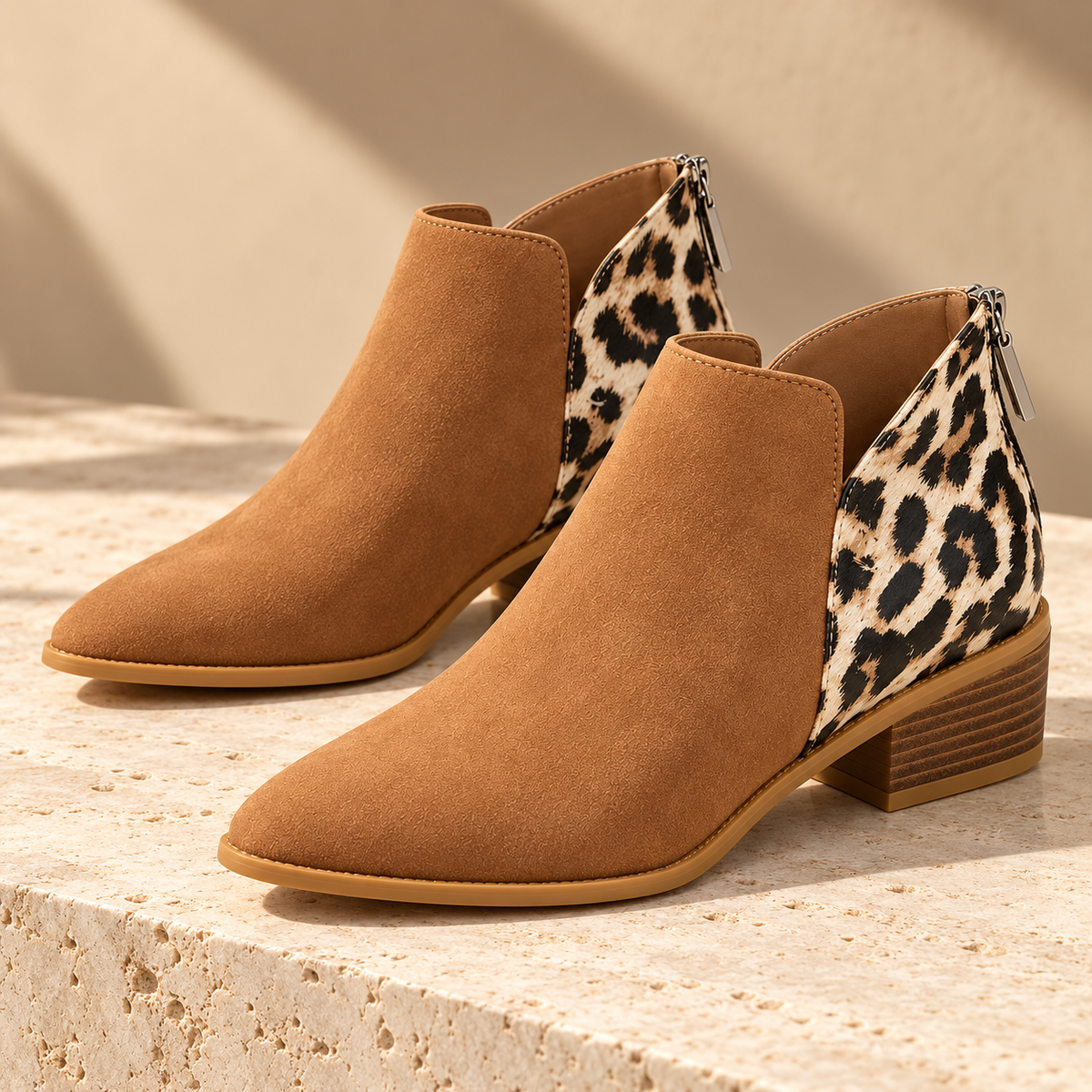 Bottines Léonnie En Daim
