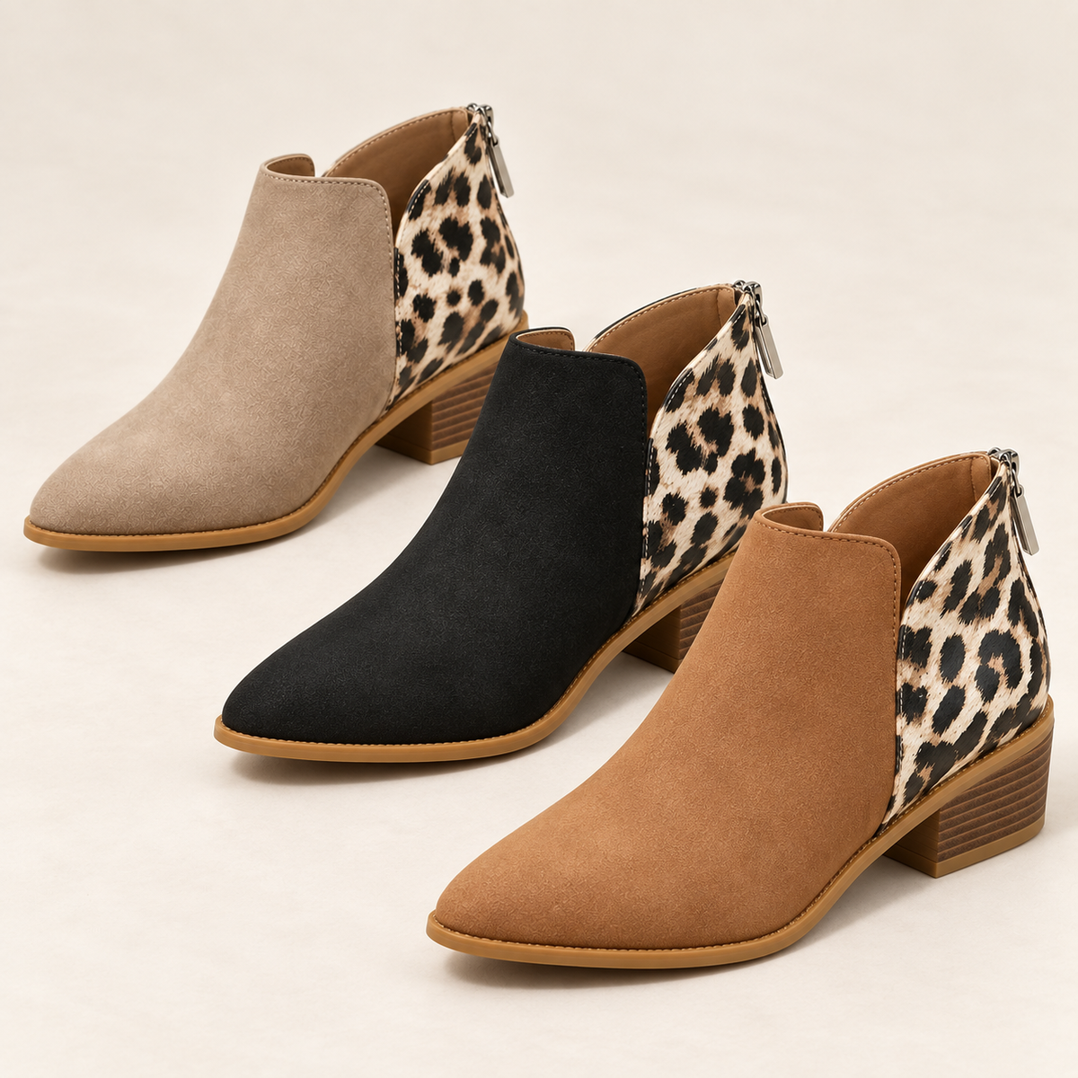 Bottines Léonnie En Daim