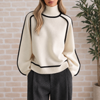 Pull Delphine Col Roulé En Cachemire