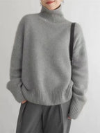 Pull Linea Col Roulé En Cachemire