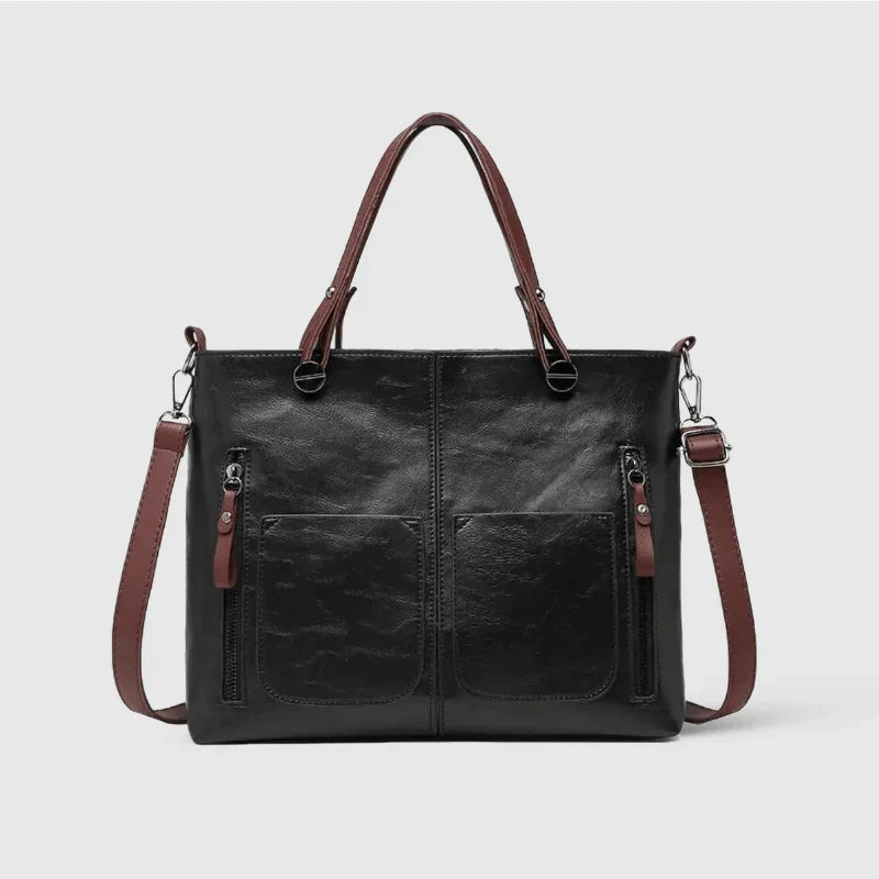 Sac Verona En Cuir Végétal Avec Plusieurs Compartiments