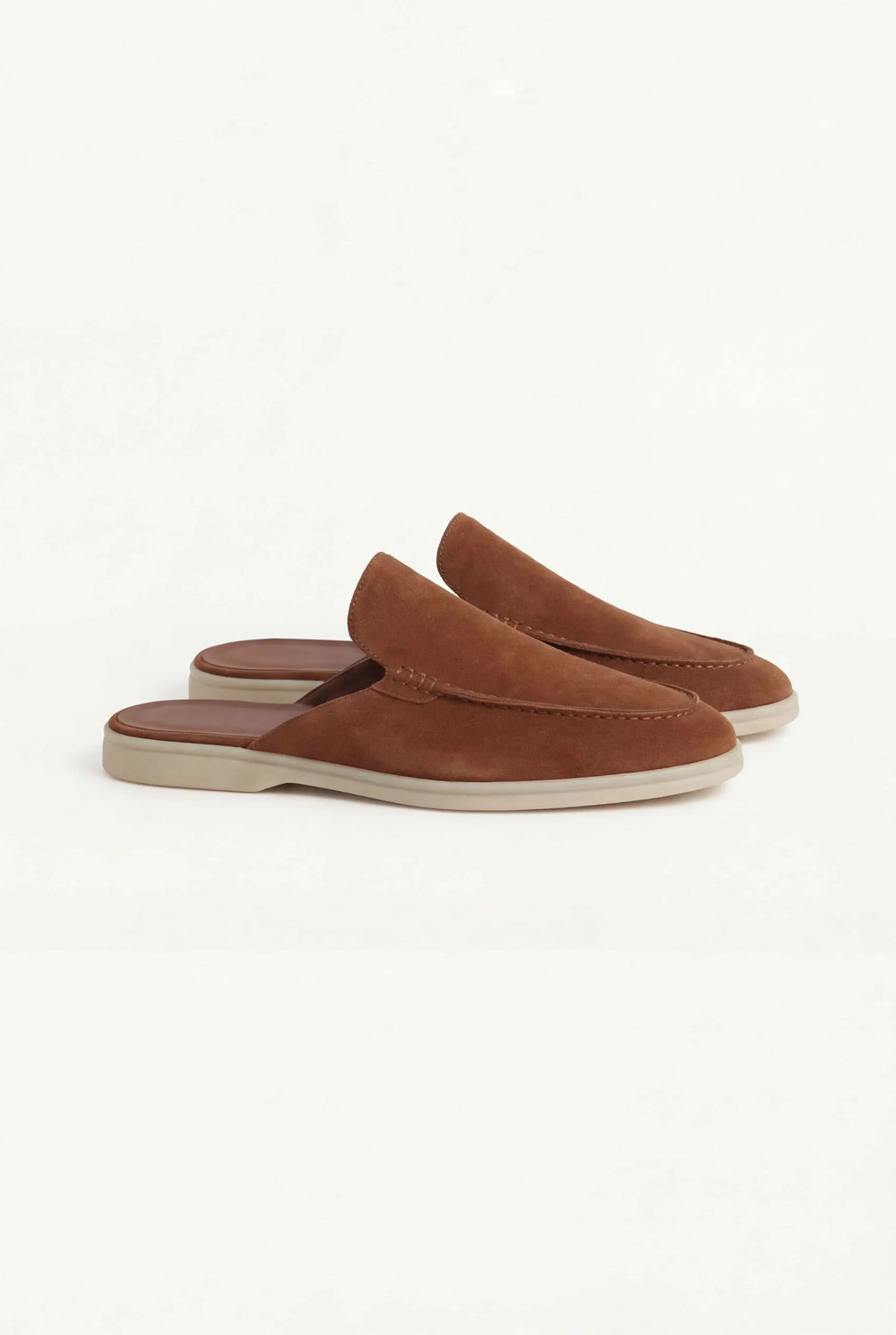 Yacht | Mocassino Aperto Camoscio — Granata