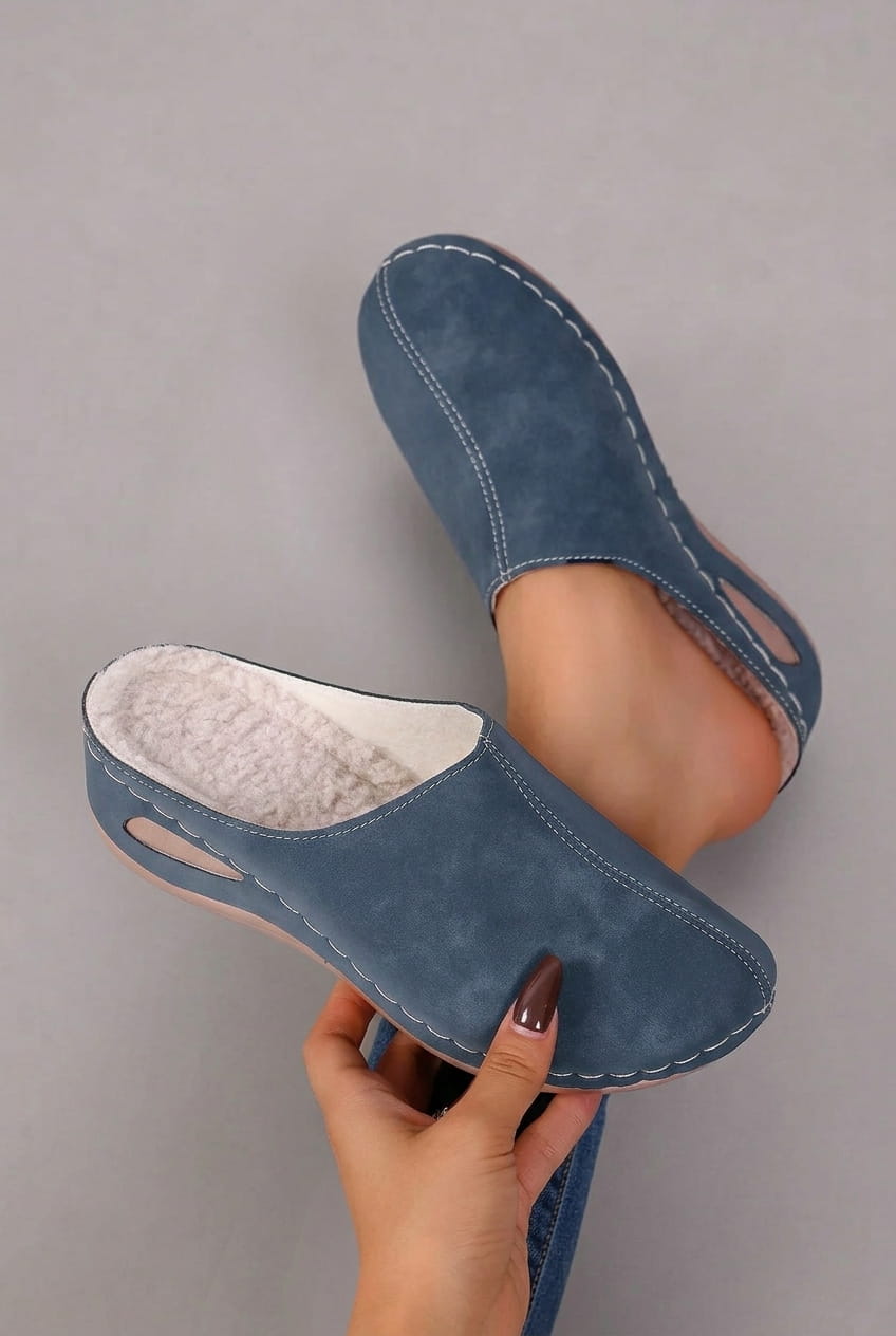 Nora™ – Pantofole Ortopediche Calde per il Comfort Quotidiano