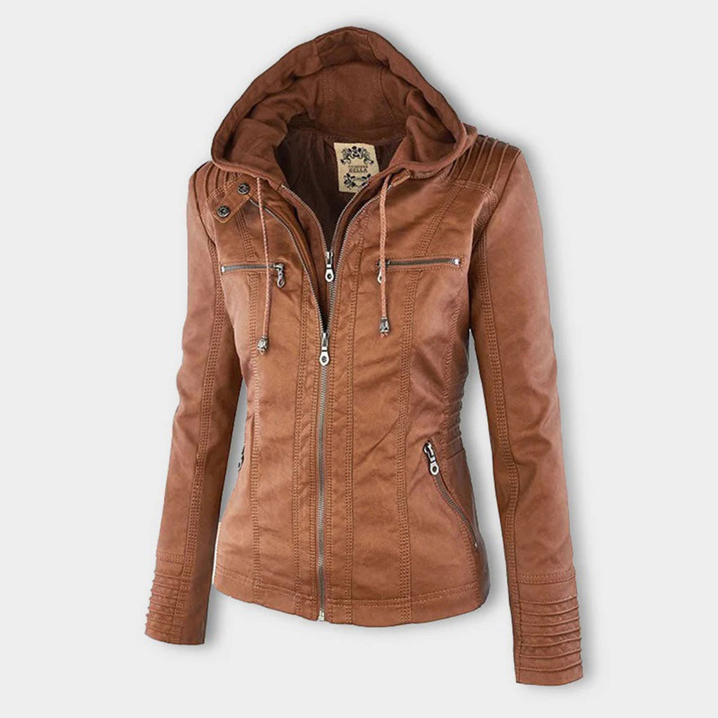 Gisèle – Veste en cuir élégante et robuste
