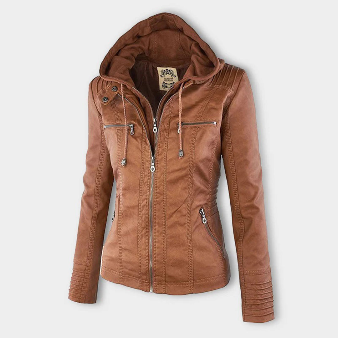 Gisèle – Veste en cuir élégante et robuste