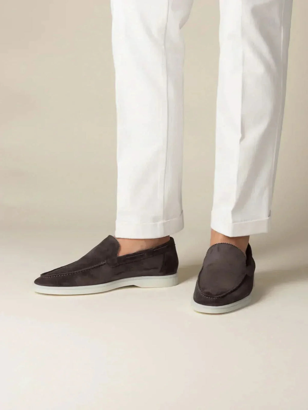 Classico | Mocassino Camoscio — Marrone