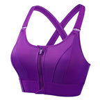 Soutien-gorge Fit Zippé Anti-transpiration