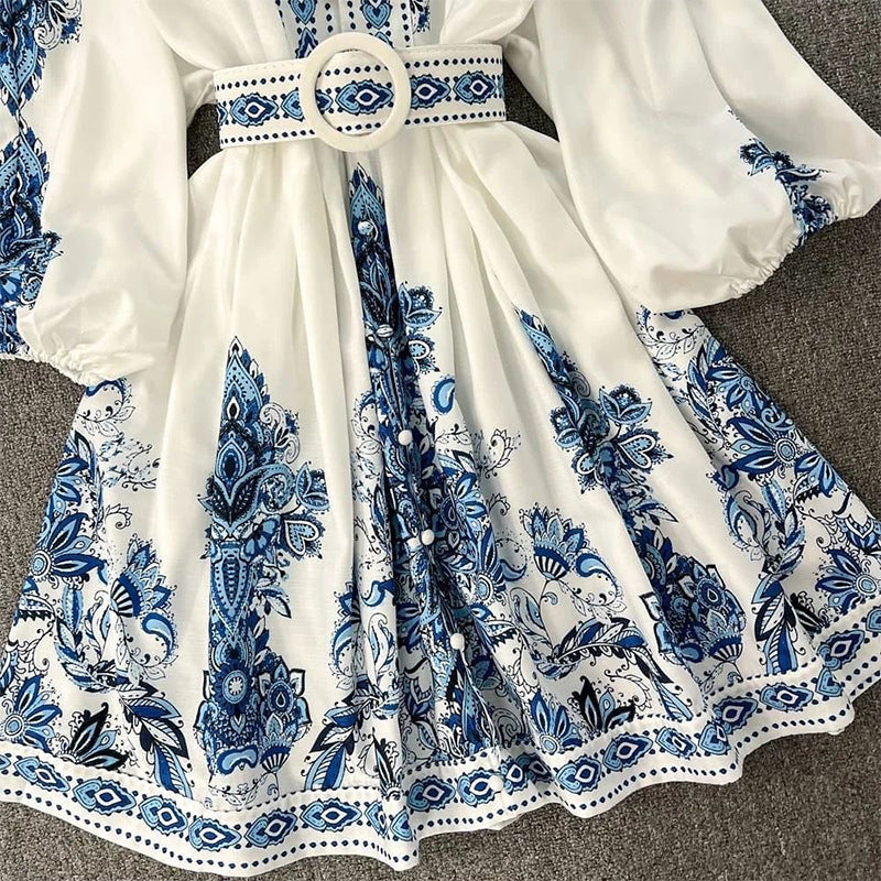 Mini Robe Joséphina Ajustée Brodée