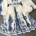 Mini Robe Joséphina Ajustée Brodée