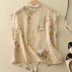 Top Alania Sans Manches En Lin