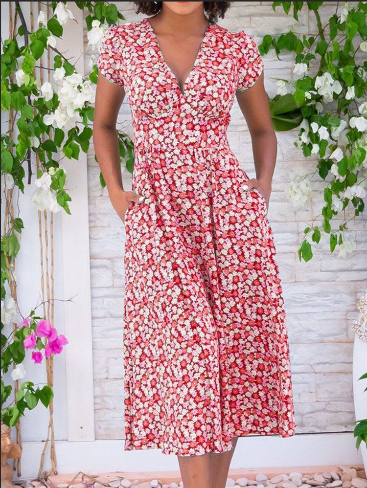 Robe Fionna Mi-Longue Légère Avec Poches