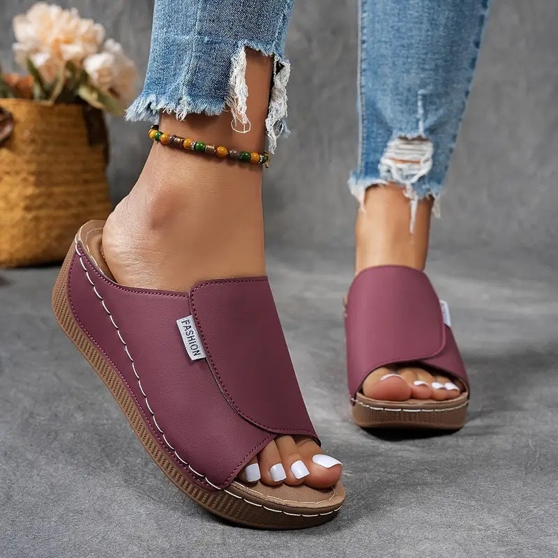 Sandales confortables pour femmes - Confortable, soutien de la voûte plantaire, amorti à chaque pas