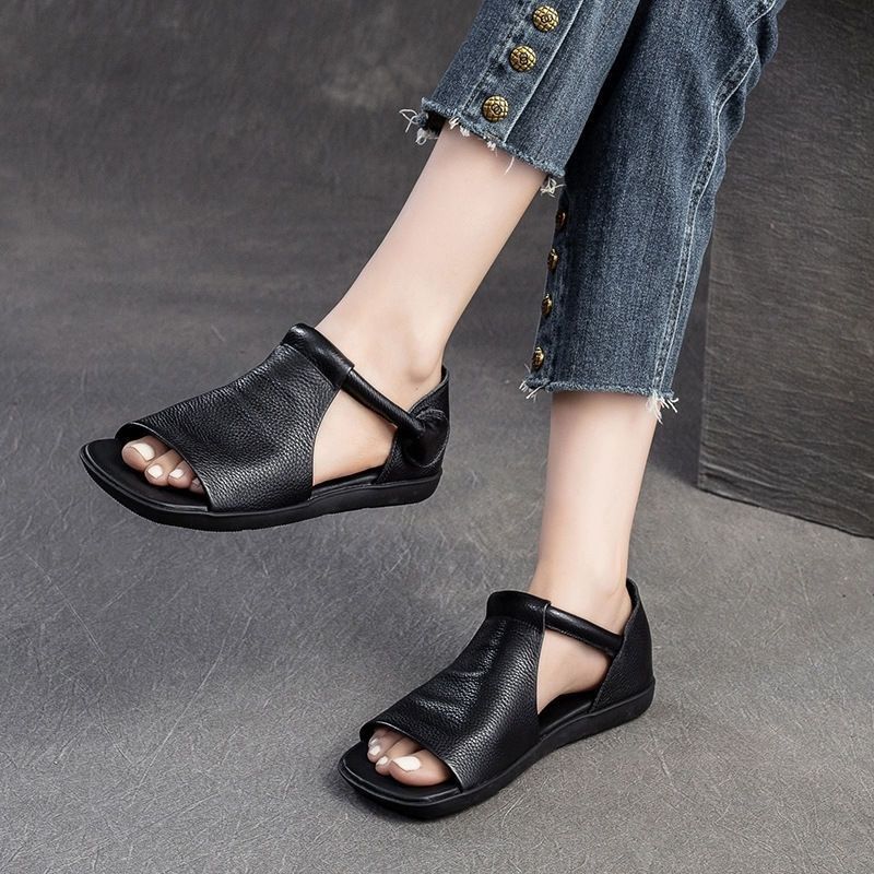 Sandales Loria Ultra Confortables en Cuir Grainé