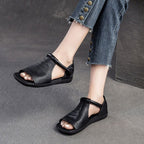 Sandales Loria Ultra Confortables en Cuir Grainé