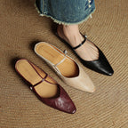 Mules Nally En Cuir Végétal