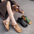 Sandales Loria Ultra Confortables en Cuir Grainé